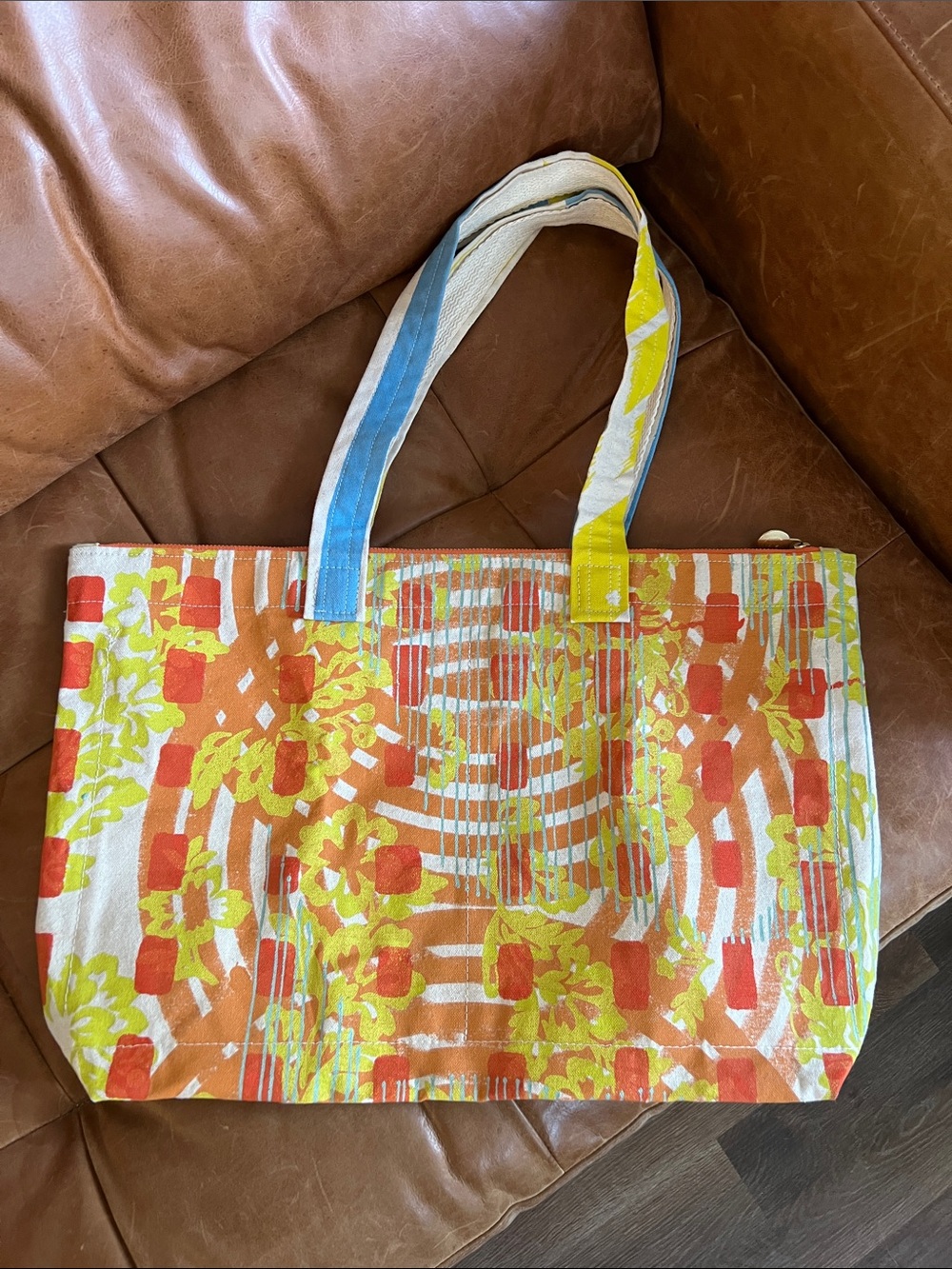 Erin Flett Misprint Zipper Tote Bag